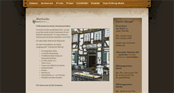 Desktop Screenshot of hotel-bueker.de