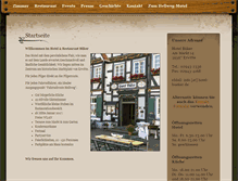 Tablet Screenshot of hotel-bueker.de
